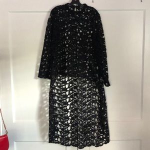 Black Lace Hi-lo Tunic.